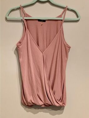 Pink dressy tank